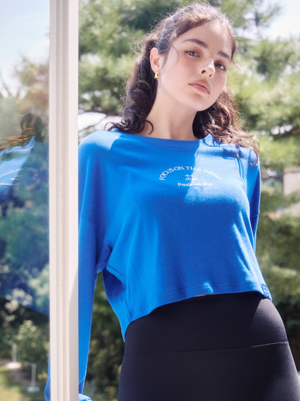 Clarté Organic Crop Long Sleeve